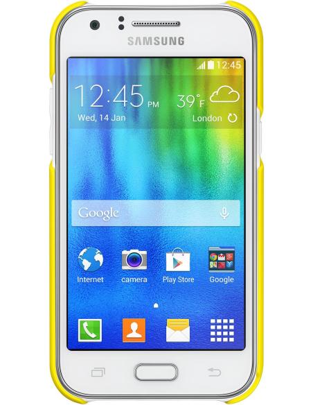 Samsung EF-PJ100B Funda para Smartphone Blanda Galaxy J1 Amarilla