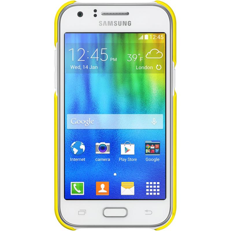 Samsung EF-PJ100B Funda para Smartphone Blanda Galaxy J1 Amarilla