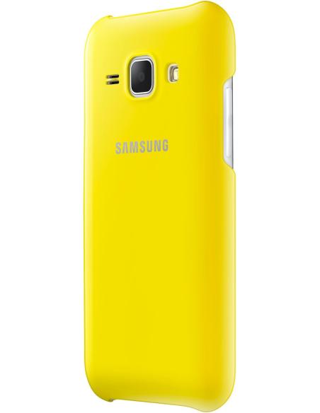 Samsung EF-PJ100B Funda para Smartphone Blanda Galaxy J1 Amarilla