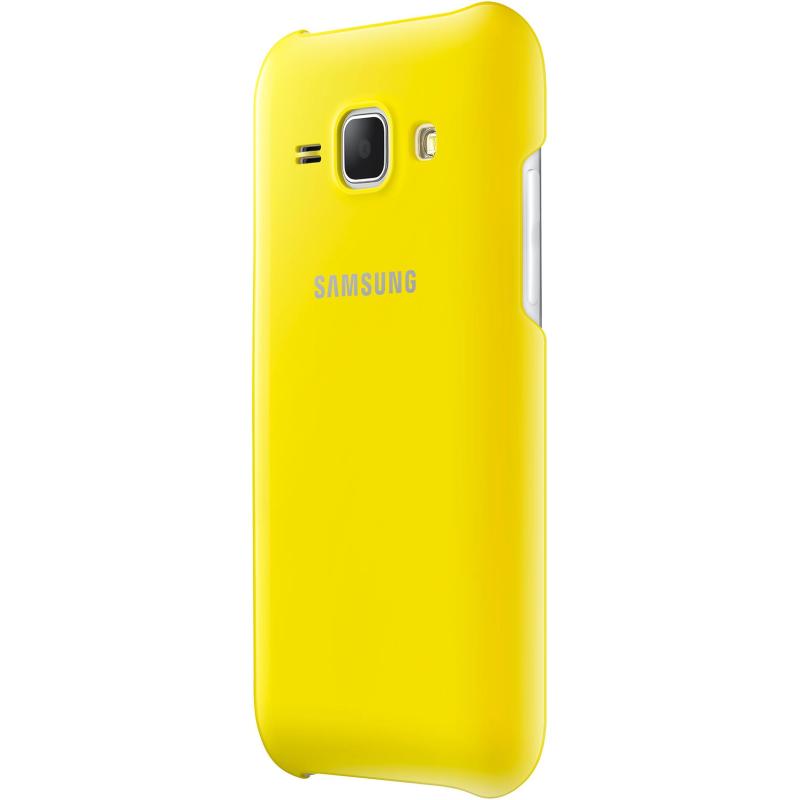 Samsung EF-PJ100B Funda para Smartphone Blanda Galaxy J1 Amarilla