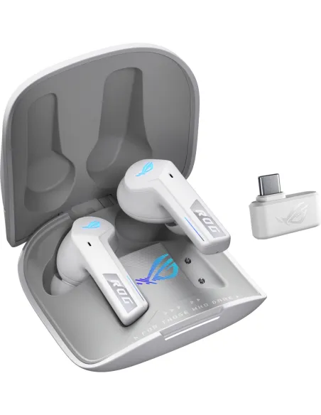 ASUS ROG Cetra True Wireless SpeedNova ANC Auriculares Gaming Inalámbricos Blancos