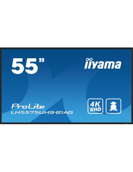 iiyama ProLite LH5575UHS-B1AG 55" PAntalla Interactiva IPS 4K Ultra HD Negro
