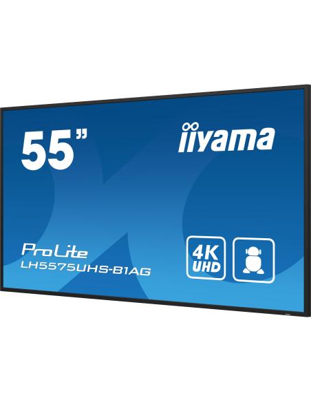 iiyama ProLite LH5575UHS-B1AG 55" PAntalla Interactiva IPS 4K Ultra HD Negro