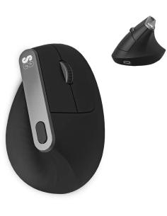 Subblim SUBMO-EDNVW01 Ratón Inalámbrico Ergonómico 4000 DPI Bluetooth/2.4GHz Negro-1376470