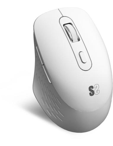 Subblim Curve Ergo Dual Ratón Ergonómico Inalámbrico 1600 DPI Blanco