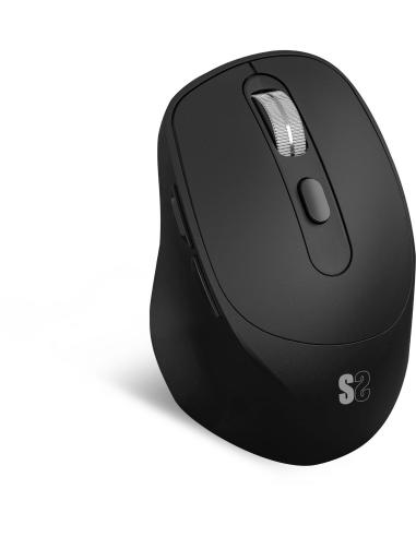 Subblim Comfort Ergo Dual Ratón Ergonómico Inalámbrico para Diestros 2400 DPI Negro