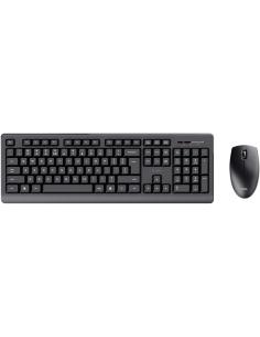 Trust Primo Kit Teclado + Ratón Inalámbricos Negros-1376426