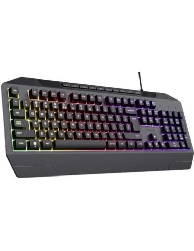 Trust Gaming GXT 836 EVOCX Teclado QWERTY LED USB Negro