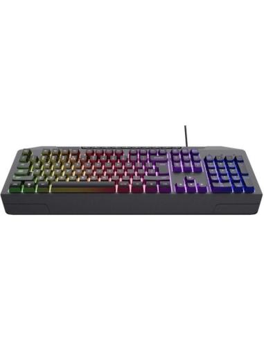 Trust Gaming GXT 836 EVOCX Teclado QWERTY LED USB Negro