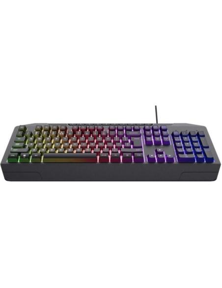 Trust Gaming GXT 836 EVOCX Teclado QWERTY LED USB Negro