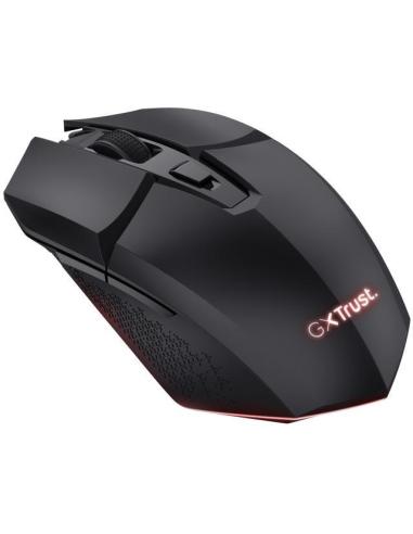 Trust GXT 110 FELOX Ratón Gaming Inalámbrico Iluminado 4800 DPI Negro