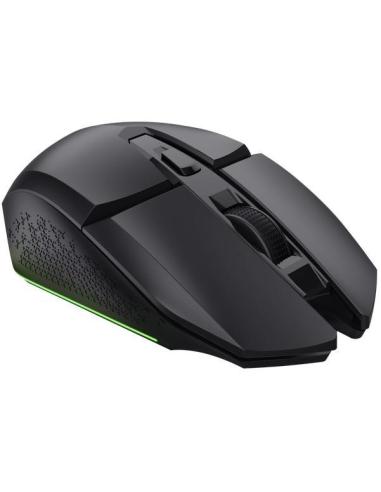 Trust GXT 110 FELOX Ratón Gaming Inalámbrico Iluminado 4800 DPI Negro