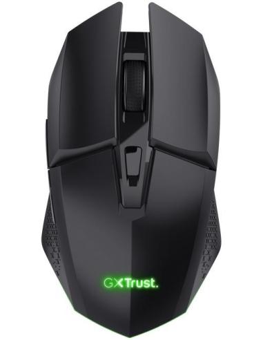 Trust GXT 110 FELOX Ratón Gaming Inalámbrico Iluminado 4800 DPI Negro