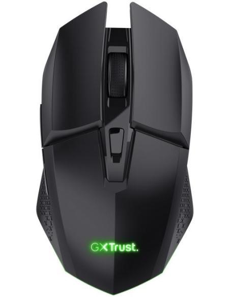 Trust GXT 110 FELOX Ratón Gaming Inalámbrico Iluminado 4800 DPI Negro
