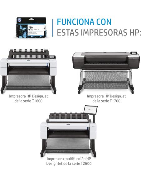 HP DesignJet 730 P2V66A Cartucho de Tinata gris