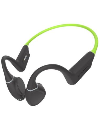 Creative Outlier Free Plus Auriculares Inalámbrico Bluetooth Negro y Verde