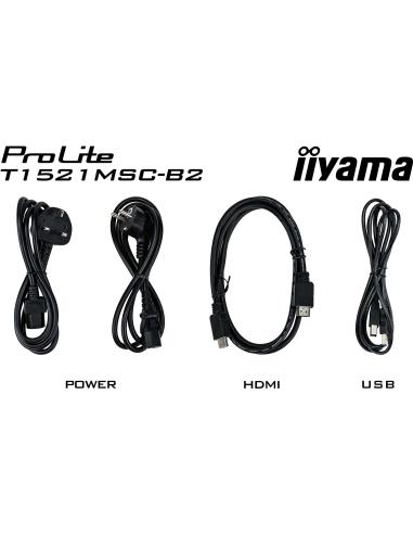 Iiyama ProLite T1521MSC-B2 15" LED TN XGA 60Hz Táctil