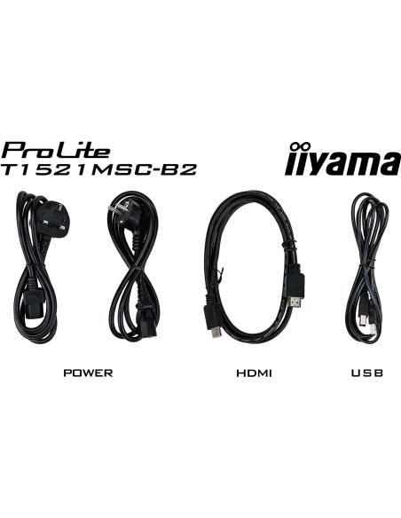 Iiyama ProLite T1521MSC-B2 15" LED TN XGA 60Hz Táctil