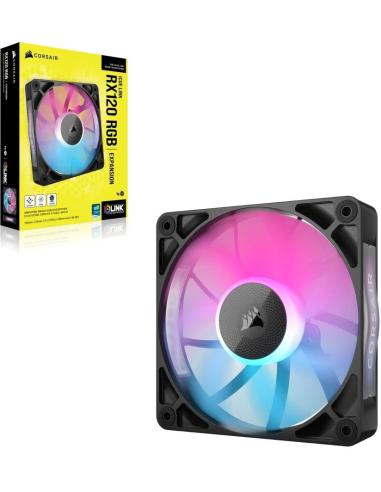 Corsair RX120 RGB PWM Ventilador 120 mm Negro