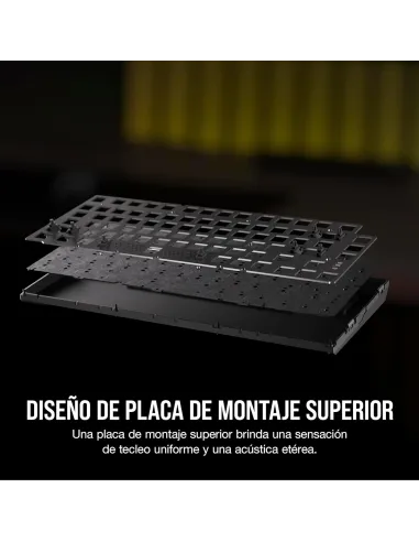 Corsair K65 PLUS WIRELESS 75% Teclado Mecánico Inalámbrico Gaming Hot Swapped MLX Red