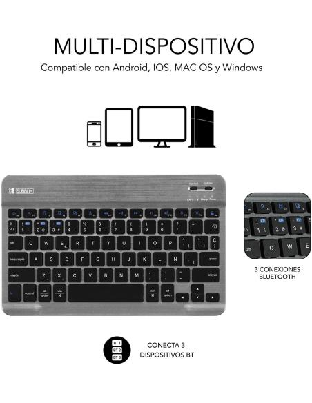Subblim Keytab Pro Funda con Teclado para Samsung TAB A9+