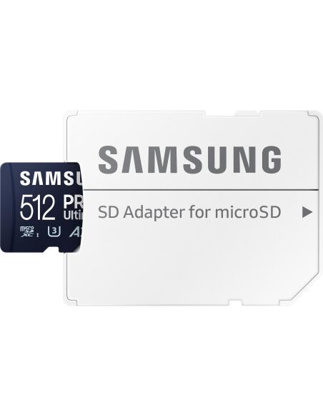 Samsung PRO Ultimate 512GB MicroSDXC UHS-I U3 A2 V30 + Adaptador SD