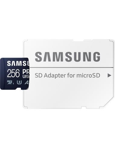 Samsung PRO Ultimate 256GB MicroSDXC UHS-I U3 A2 V30 + Adaptador SD