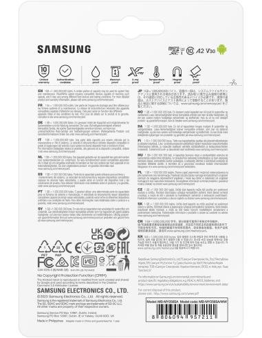 Samsung PRO Ultimate 256GB MicroSDXC UHS-I U3 A2 V30 + Adaptador SD