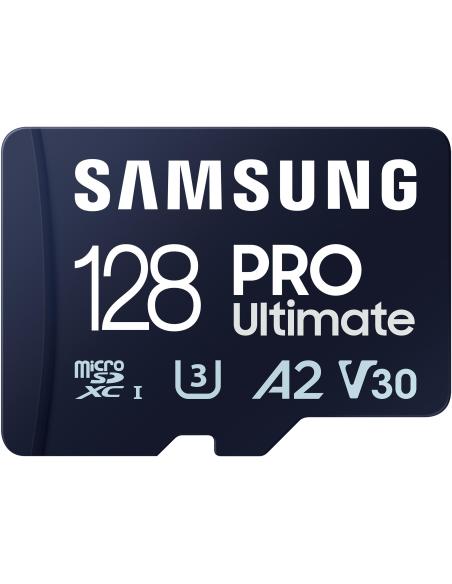 Samsung PRO Ultimate 128GB MicroSDXC UHS-I U3 A2 V30 + Adaptador SD