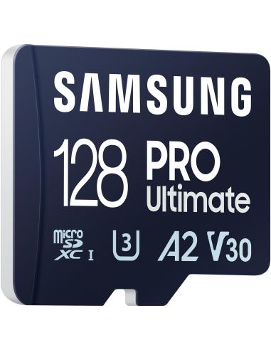 Samsung PRO Ultimate 128GB MicroSDXC UHS-I U3 A2 V30 + Adaptador SD