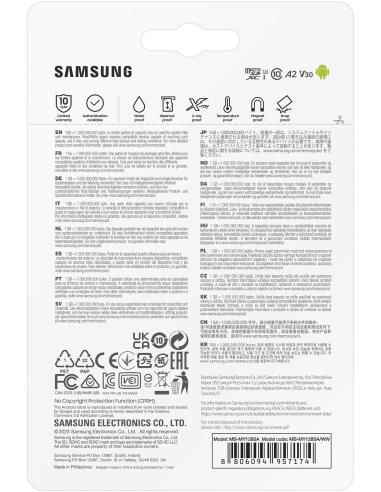 Samsung PRO Ultimate 128GB MicroSDXC UHS-I U3 A2 V30 + Adaptador SD