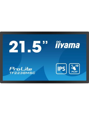 iiyama ProLite TF2238MSC-B1 21.5" Pantalla Interactiva IPS Full HD Táctil Negro
