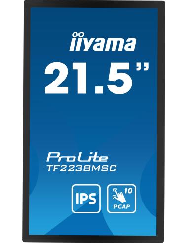 iiyama ProLite TF2238MSC-B1 21.5" Pantalla Interactiva IPS Full HD Táctil Negro