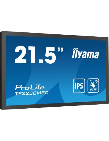 iiyama ProLite TF2238MSC-B1 21.5" Pantalla Interactiva IPS Full HD Táctil Negro
