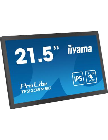 iiyama ProLite TF2238MSC-B1 21.5" Pantalla Interactiva IPS Full HD Táctil Negro