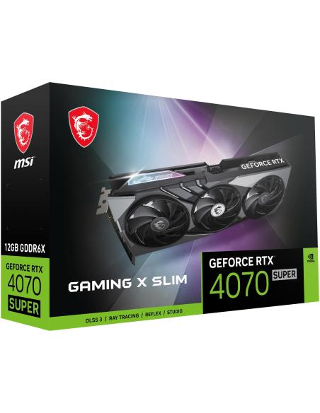 MSI GeForce RTX 4070 SUPER GAMING X SLIM 12GB GDDR6X DLSS3