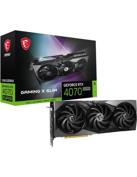 MSI GeForce RTX 4070 SUPER GAMING X SLIM 12GB GDDR6X DLSS3
