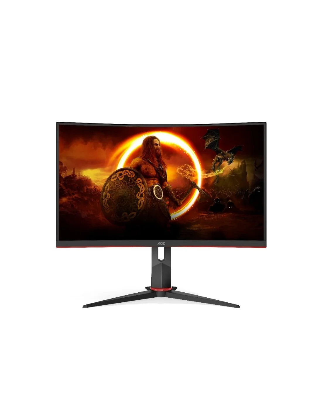 AOC C24G2U/BK 23.6" LED FullHD 165Hz FreeSync Premium Curva