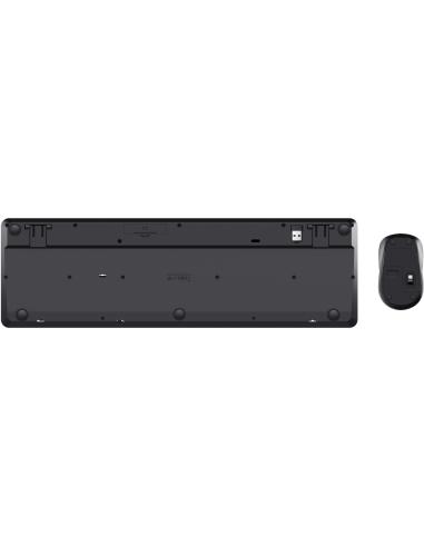Trust TKM-360 Kit Teclado Inalámbrico + Ratón Inalámbricos 1600DPI Negros