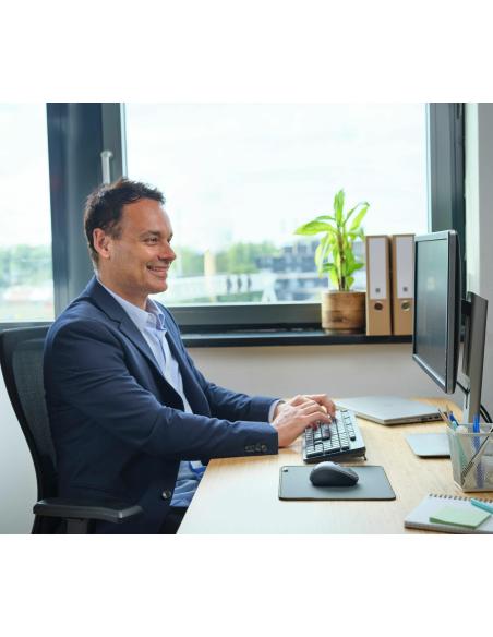 Trust TKM-360 Kit Teclado Inalámbrico + Ratón Inalámbricos 1600DPI Negros