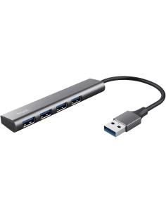 Trust Halyx 24947 HUB USB 3.2 Gen 1 4x USB Negro Gris-1373402