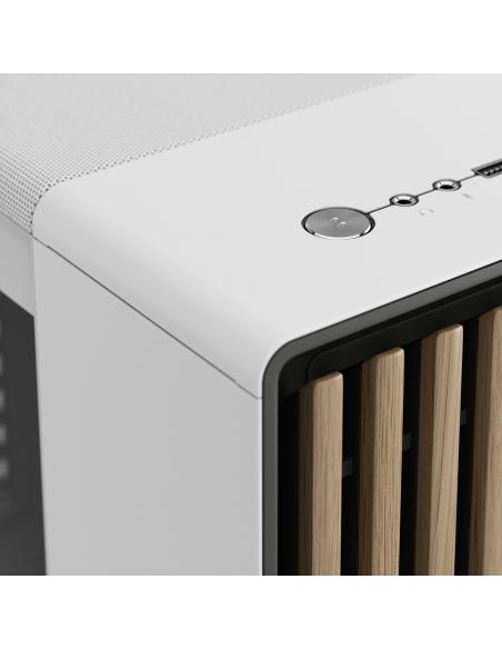 Fractal Design North XL Midi Tower Cristal Templado USB 3.2 Blanco