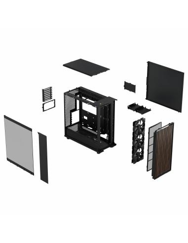 Fractal Design North XL Midi Tower Cristal Templado USB 3.2 Negro