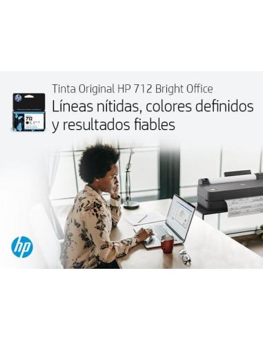 HP DesignJet 712 3ED77A Paquete de 3 Cartuchos de Tinta Cian