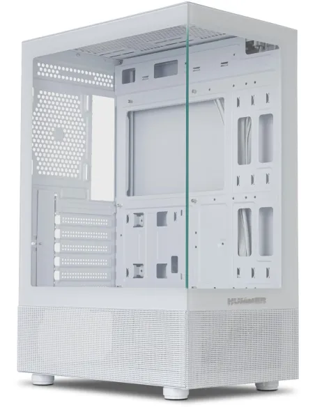 Nox Hummer Vision Midi Tower Cristal Templado USB 3.0 Blanco