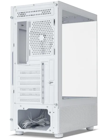 Nox Hummer Vision Midi Tower Cristal Templado USB 3.0 Blanco