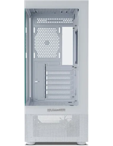 Nox Hummer Vision Midi Tower Cristal Templado USB 3.0 Blanco