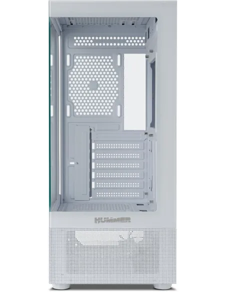 Nox Hummer Vision Midi Tower Cristal Templado USB 3.0 Blanco