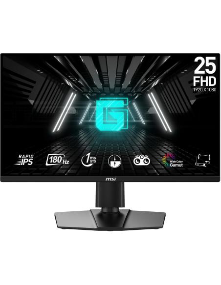 MSI G255PF E2 24.5" Full HD IPS 180Hz Negro