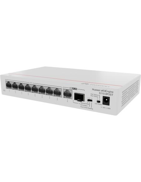 Huawei S110-8P2ST Switch 8 Puertos Gigabit